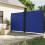 Berkfield Retractable Side Awning Blue 220x600 cm 1