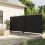 Berkfield Retractable Side Awning Black 180x1000 cm 1