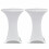 Berkfield Standing Table Cover ò80 cm White Stretch 4 pcs 3