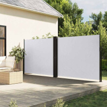 Berkfield Retractable Side Awning White 160x600 cm