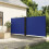 Berkfield Retractable Side Awning Blue 160x600 cm 1