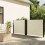 Berkfield Retractable Side Awning Cream 140x1200 cm 1