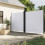 Berkfield Retractable Side Awning White 200x1000 cm 1