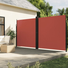 Berkfield Retractable Side Awning Terracotta 220x1000 cm