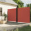 Berkfield Retractable Side Awning Terracotta 220x1000 cm 1