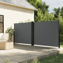 Berkfield Retractable Side Awning Anthracite 160x1200 cm