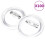 Berkfield Button Badges Kit with Pins 100 Sets Acrylic 37 mm 2
