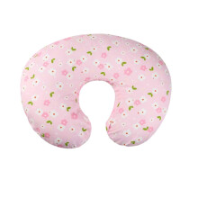 Soft Cotton Nursing Pillow Cover Breathable Washable Breastfeeding Pillow Slipcover for Baby