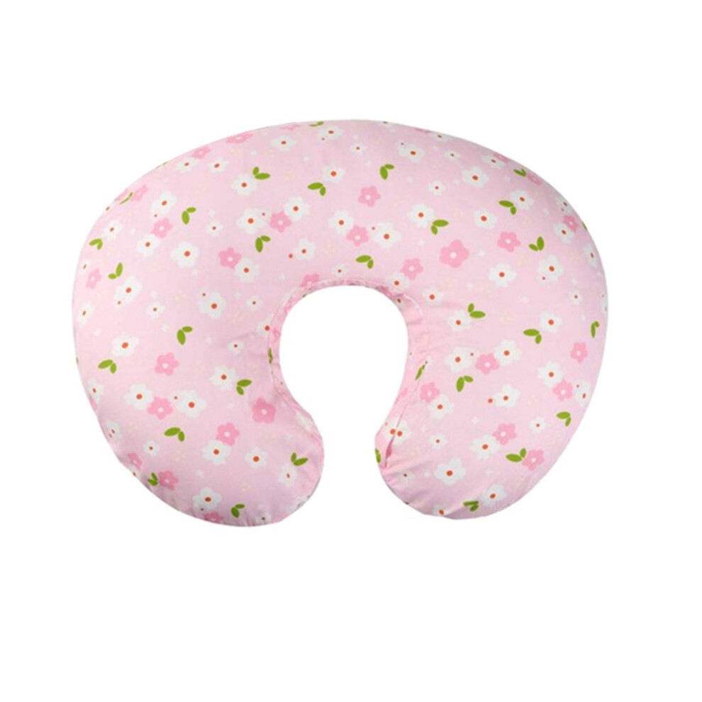 Soft Cotton Nursing Pillow Cover Breathable Washable Breastfeeding Pillow Slipcover for Baby