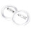 Berkfield Button Badges Kit with Pins 100 Sets Acrylic 37 mm 3