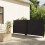 Berkfield Retractable Side Awning Black 120x1200 cm 1