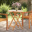 Berkfield Folding Garden Table ò70x75 cm Solid Wood Acacia 1