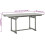 Berkfield 5 Piece Garden Dining Set Solid Wood Acacia 9