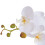 Berkfield Artificial Orchid Plant with Pot 65 cm White 2