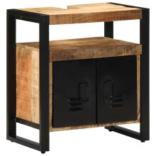 Berkfield Bathroom Cabinet Brown 55 x 35 x 60 cm Solid Mango Wood