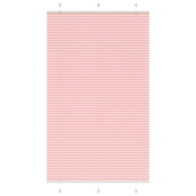 Berkfield Pleated Blind Pink 115x200 cm Fabric Width 114.4 cm Polyester