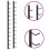 Berkfield Wall Mounted Wine Racks for 12 Bottles 2 pcs Black Iron 9