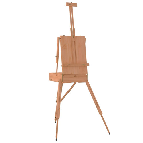 Berkfield Easel Stand 81x121x173 cm Solid Beech Wood 1