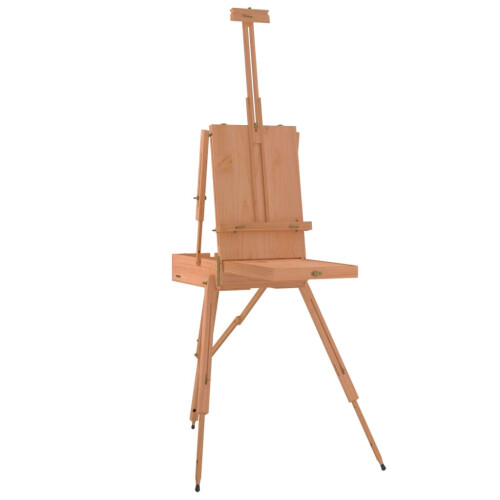 Berkfield Easel Stand 81x121x173 cm Solid Beech Wood 2