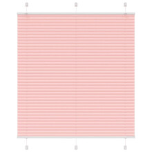 Berkfield Pleated Blind Pink 115x150 cm Fabric Width 114.4 cm Polyester