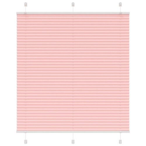 Berkfield Pleated Blind Pink 115x150 cm Fabric Width 114.4 cm Polyester