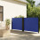 Berkfield Retractable Side Awning Blue 140x1000 cm 1