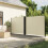 Berkfield Retractable Side Awning Cream 160x1000 cm 1