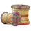 Berkfield Stools with Chindi Details 2 pcs Multicolour Bamboo 6