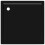 Berkfield Square ABS Shower Base Tray Black 90x90 cm 6