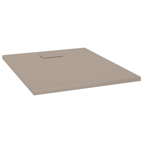Berkfield Shower Base Tray SMC Brown 100x80 cm 1