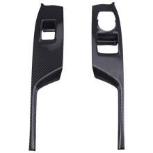 Car Window Lift Switches Panel Decorative Cover for Camaro 2016-2023 Interior Accessories Stickers Black