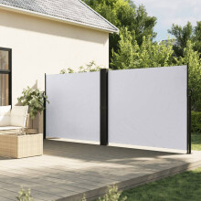 Berkfield Retractable Side Awning White 180x1000 cm