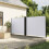 Berkfield Retractable Side Awning White 180x1000 cm 1