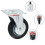 Berkfield 8 pcs Swivel Casters 100 mm 2