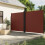 Berkfield Retractable Side Awning Brown 220x1000 cm 1