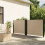 Berkfield Retractable Side Awning Beige 140x1200 cm 1