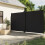 Berkfield Retractable Side Awning Black 220x1000 cm 1