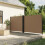 Berkfield Retractable Side Awning Taupe 160x1200 cm 1