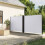Berkfield Retractable Side Awning White 160x1200 cm 1