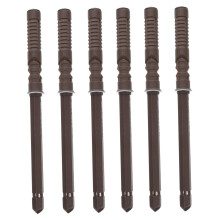 6pcs Heavy Duty Floating Shelf Bracket Set with Hidden Mounting Design for Bookshelves and Storage