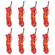 Berkfield Tent Guy Ropes with Spanners Reflective 8 pcs 4 m 4 mm