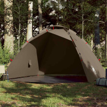 Berkfield Fishing Tent 4-Person Olive Green Quick Release