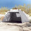 Berkfield Beach Tent 2-Person Grey Quick Release Waterproof 1