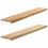 Berkfield Window Sills 2 pcs Untreated 140x30x2 cm Solid Wood Oak 1
