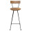 Berkfield Bar Stools 2 pcs Solid Teak Wood 3