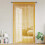 Berkfield String Curtains 2 pcs Gold 100x250 cm 1