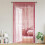 Berkfield String Curtains 2 pcs Pink 140x250 cm 1