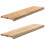 Berkfield Window Sills 2 pcs†Untreated 100x25x2 cm Solid Wood Oak 1