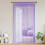 Berkfield String Curtains 2 pcs Purple 140x250 cm 1