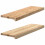 Berkfield Window Sills 2 pcs†Untreated 80x25x2 cm Solid Wood Oak 1